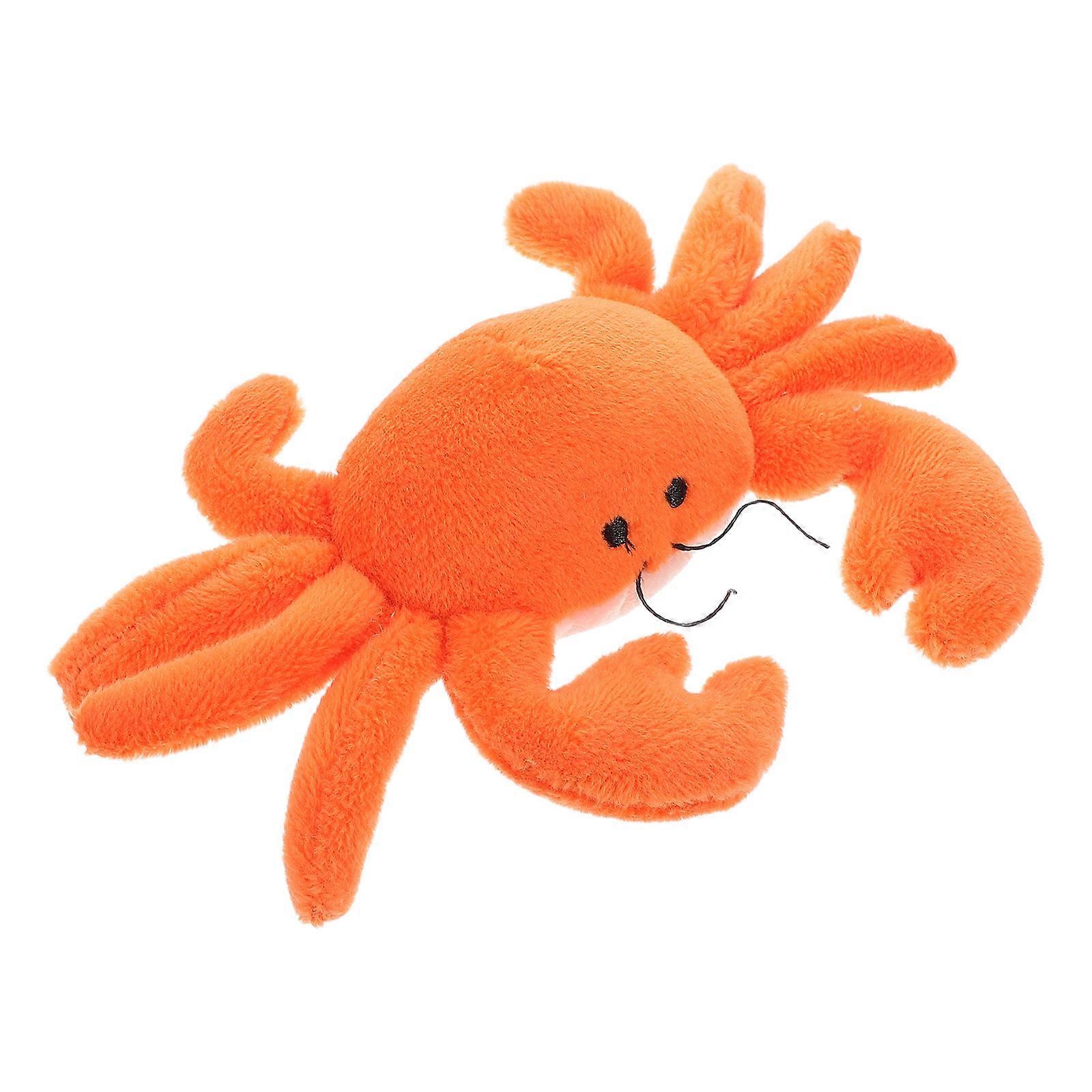 Fridge Magnets Cute Plush Crab Holding Papers and Photos Children Adults 14.50X9.50X4.00CM 1Pack
