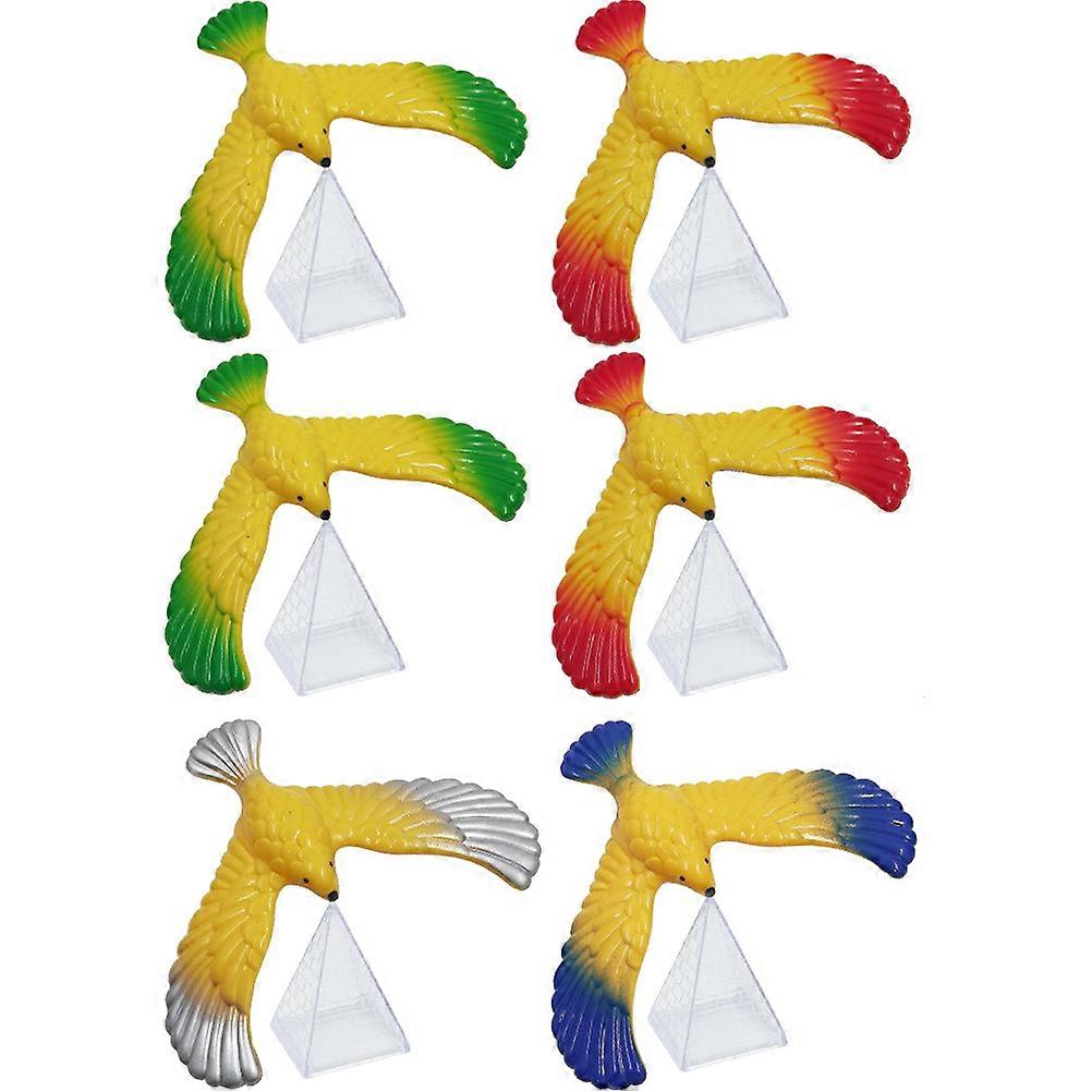 Balancing Eagle Toy Educational Developmental Skills Stimulate Playtime Assorted Color 6Pcs
