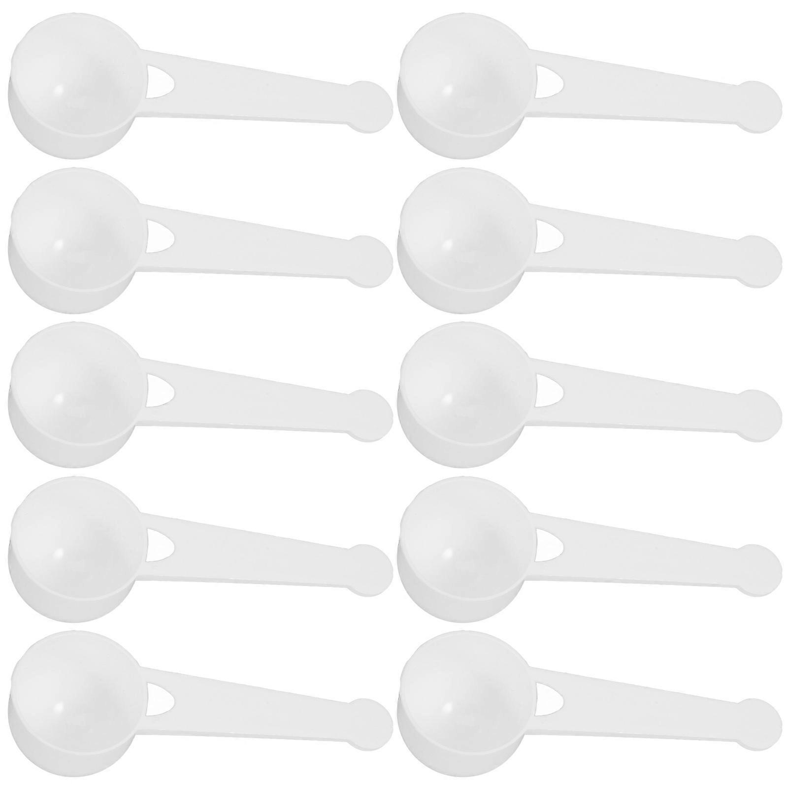 Protein Measuring Spoon Kitchen Tools For Everyday Use 20Pcs White Compact And Portable