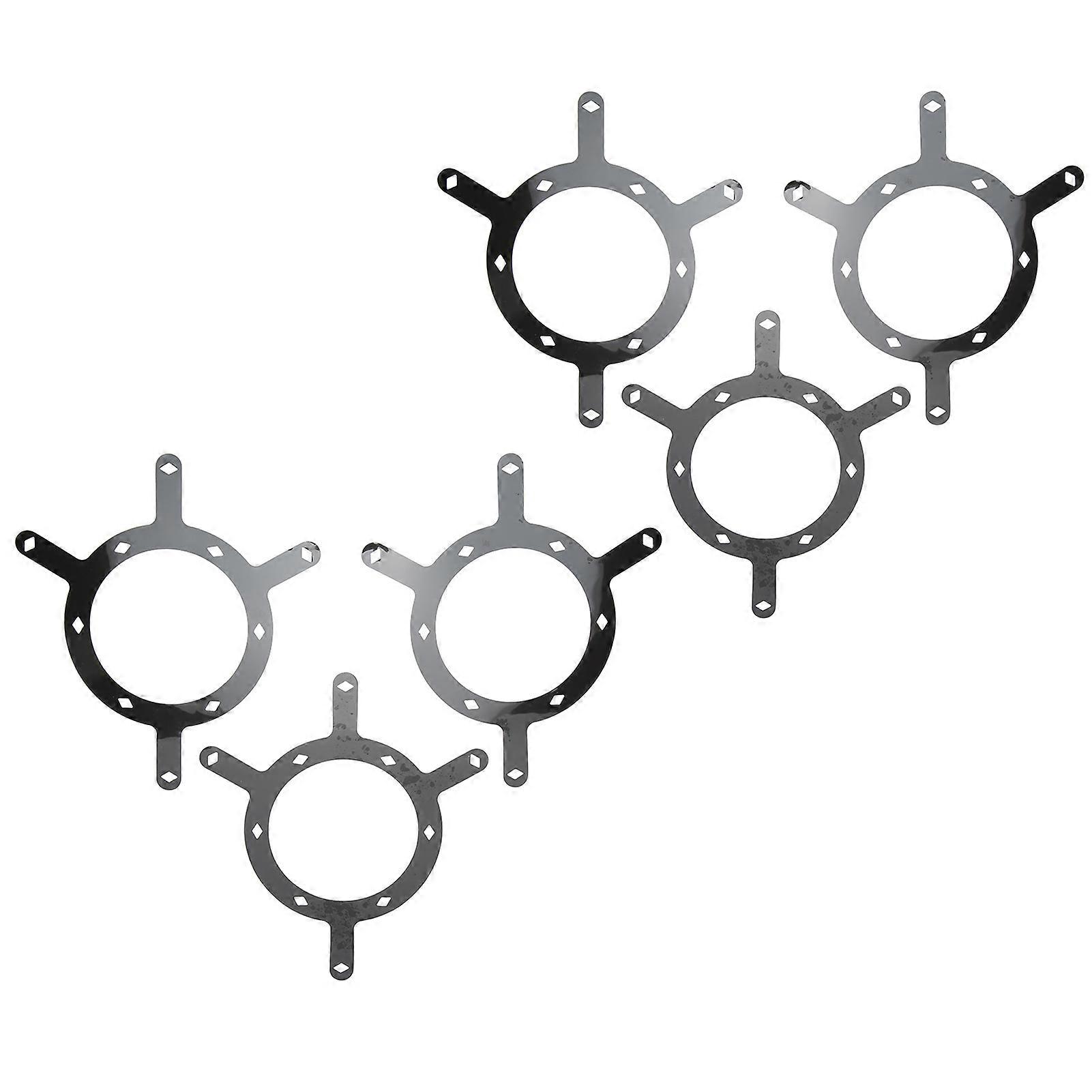 Set of 6 billiard clock stickers, made of paper, to place 9/10 balls