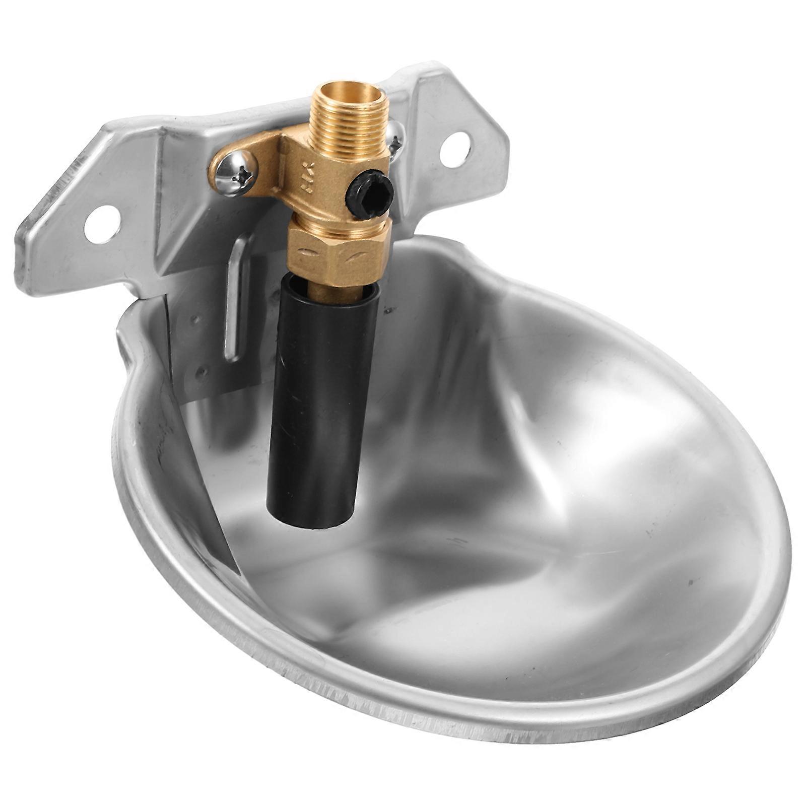 Automatic Animal Drinking Bowl Cow Automatic Waterer Accessory Large-capacity Livestock Water Bowl Farm Use 1Set