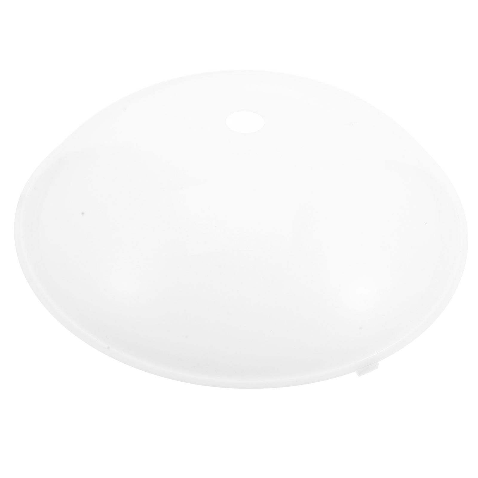 כיסוי אהיל מנורת תקרה מפלסטיק עגול לחדר שינה, מסדרון, גרם מדרגות - עיצוב מודרני, חומר יציב, התקנה קלה, תאורה אלגנטית