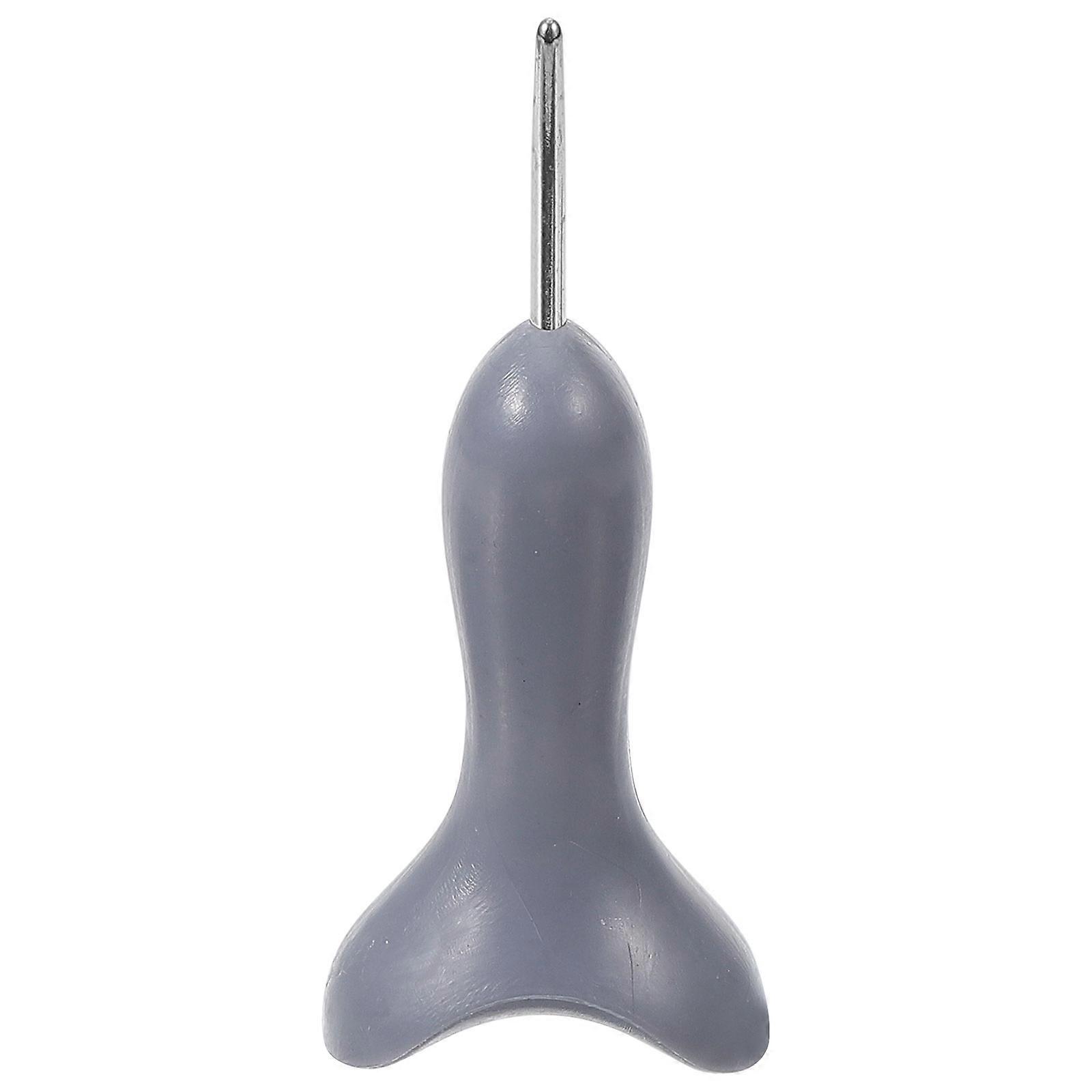 Braille Writer Pen Learning Supply Saddle Shape Grey 6.00X2.50X1.50CM Writing Tool 1