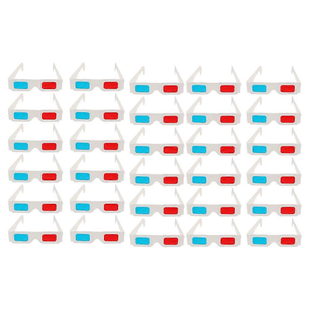 Here's a refined and professional product description based on the title you provided:
**30pcs Anaglyph 3D Glasses – Cardboard Eyewear for