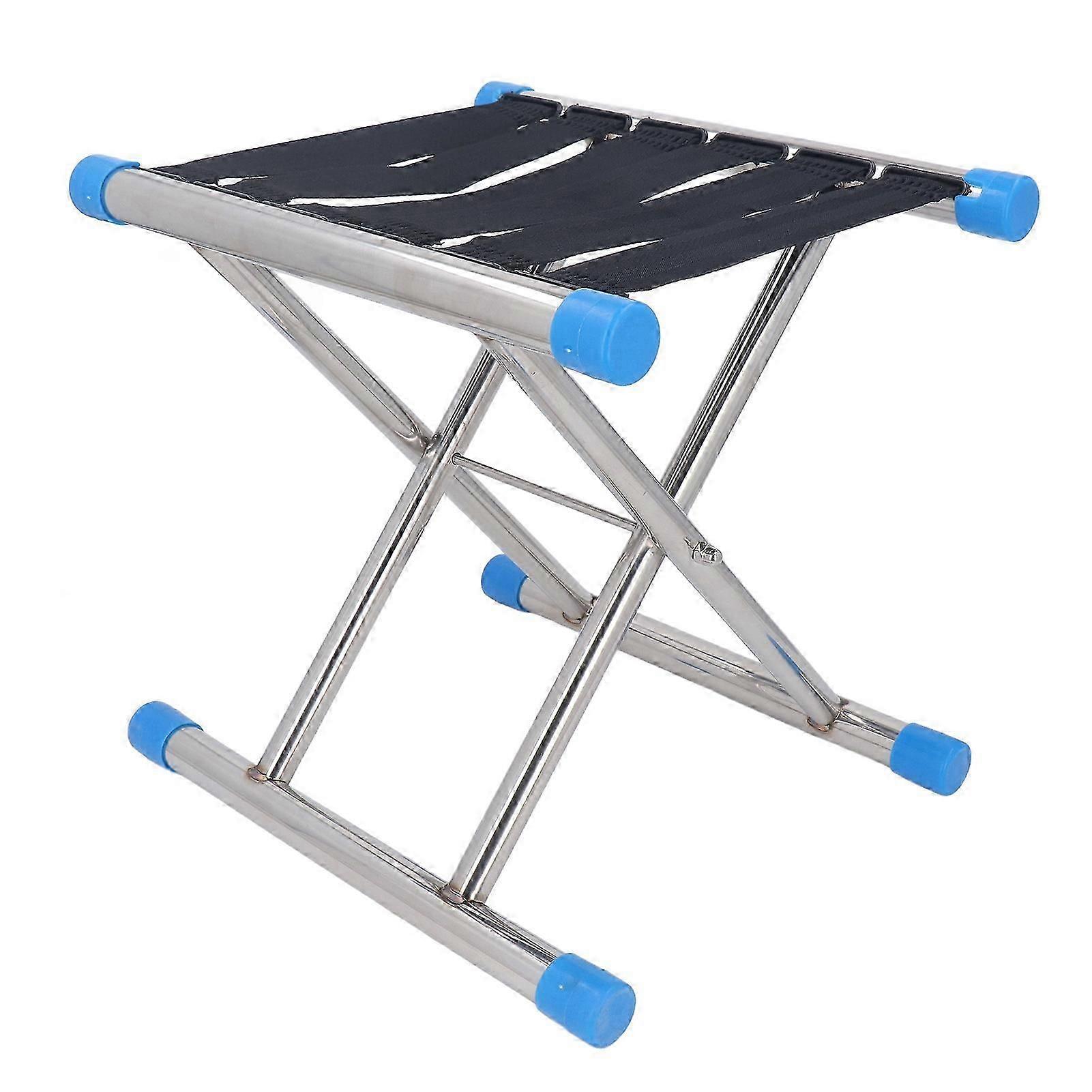 折叠凳户外便携式重型 60 公斤负载能力露营凳座椅，用于钓鱼类型 2