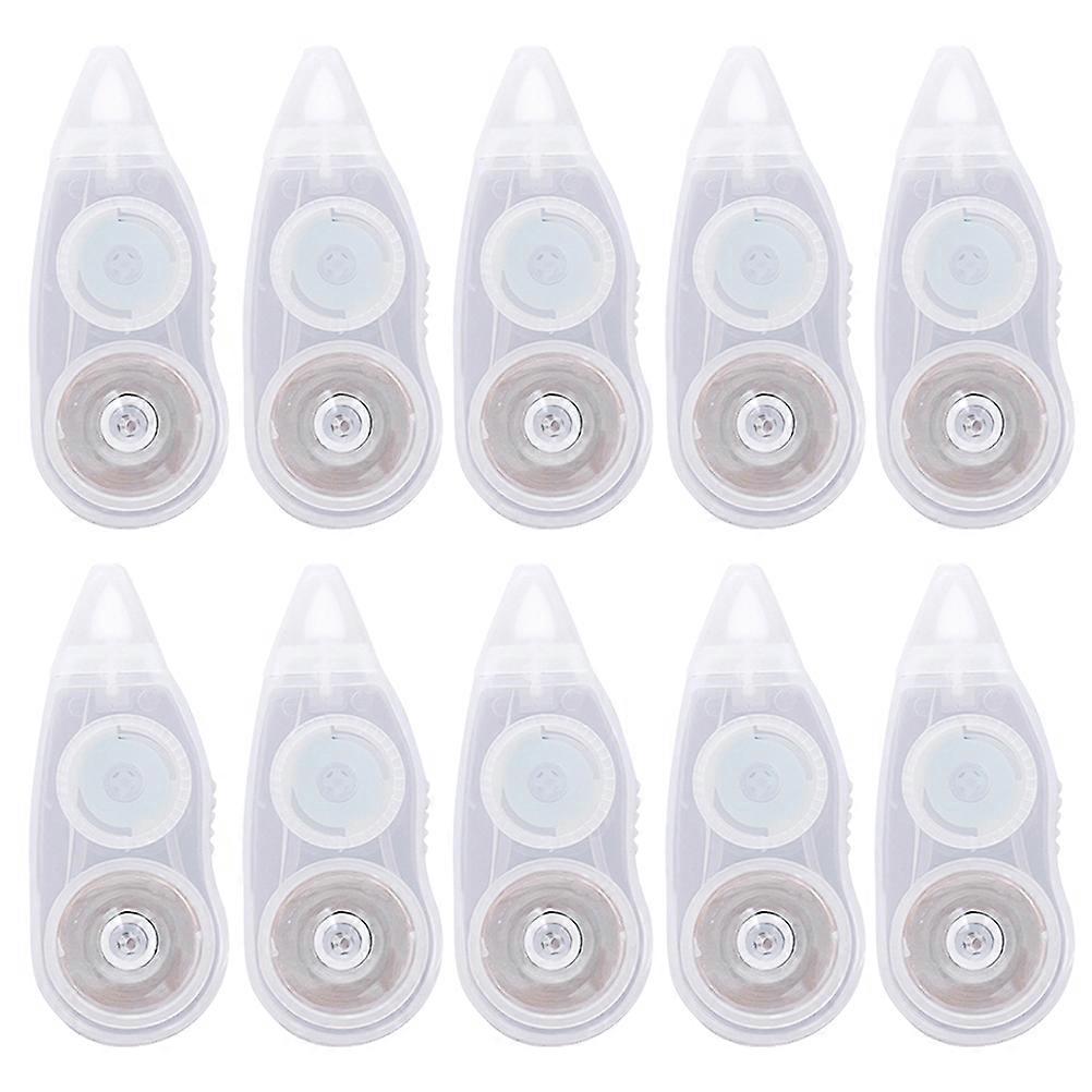 Correction Tapes Double Sided Adhesive Dots Stick Roller Office School Students White 10Set Instant Correction