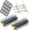 Replacement Accessories Set Fits for iRobot Vacuum Cleaner Roomba 800 900 Series Robot Sweeper Spare Parts Kit, 2 Set Rubber Extra