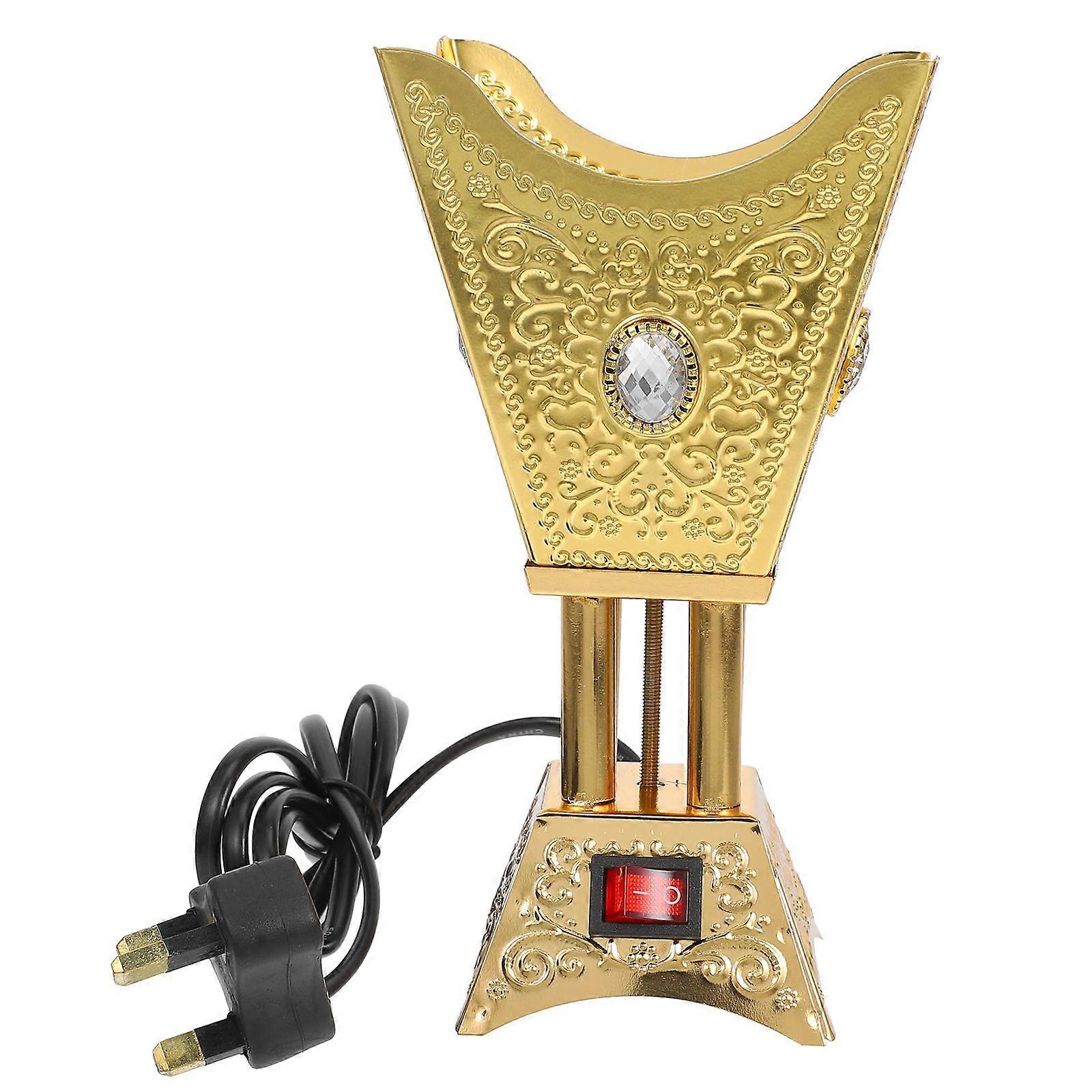 Plug in Incense Cone Burner Decorative Incense Burner Censer Decoration for Home Temple(UK Plug)