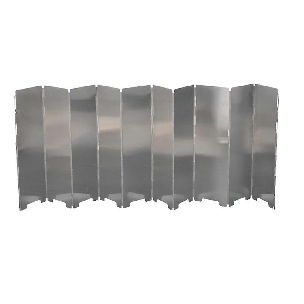 Lightweight Aluminum Folding Camping Windscreen for Outdoor Cooking – Durable & Portable Windshield for Hiking, Picnics & Camping with Storage Box