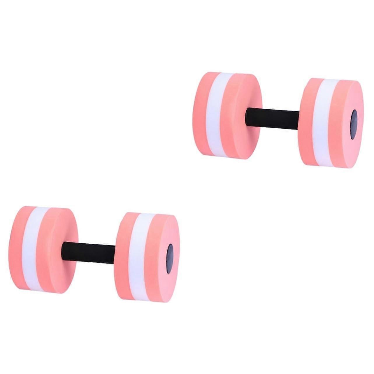 Floating Water Dumbbells for Pool Exercises - 2 Pairs of Aqua Resistance Weights - Ideal for Fitness Training