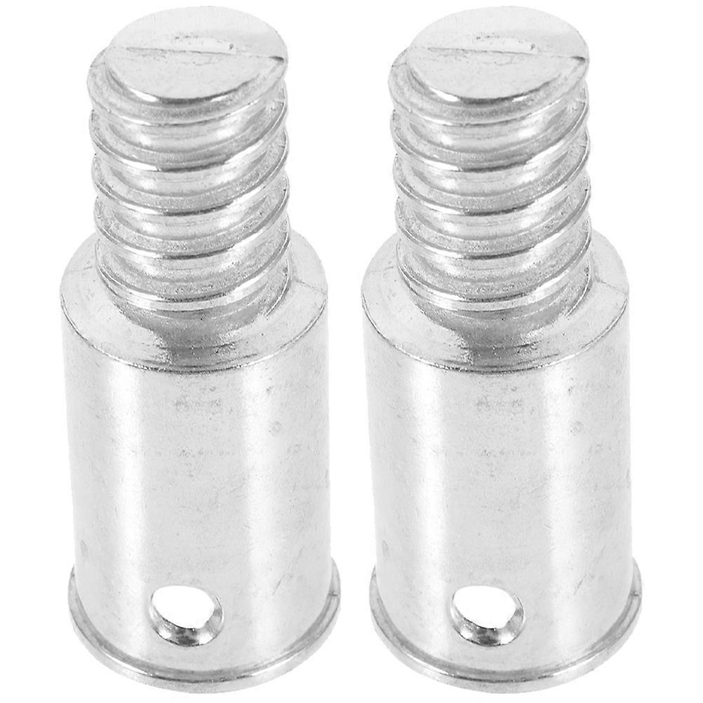 2pcs Threaded Handle Tips for Poles American Style Connector for Broom, Mop & Brush Easy Installation, Durable Household Cleaning Tool