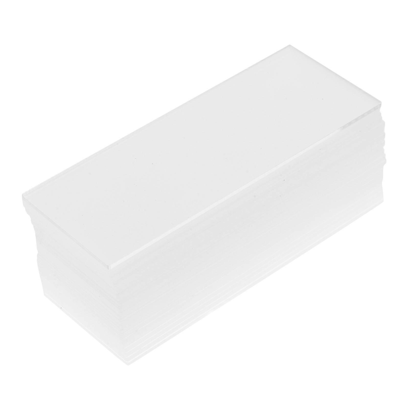 Table Seating Chart Cards Acrylic Place Cards Rectangular For Restaurant Events 25Pcs