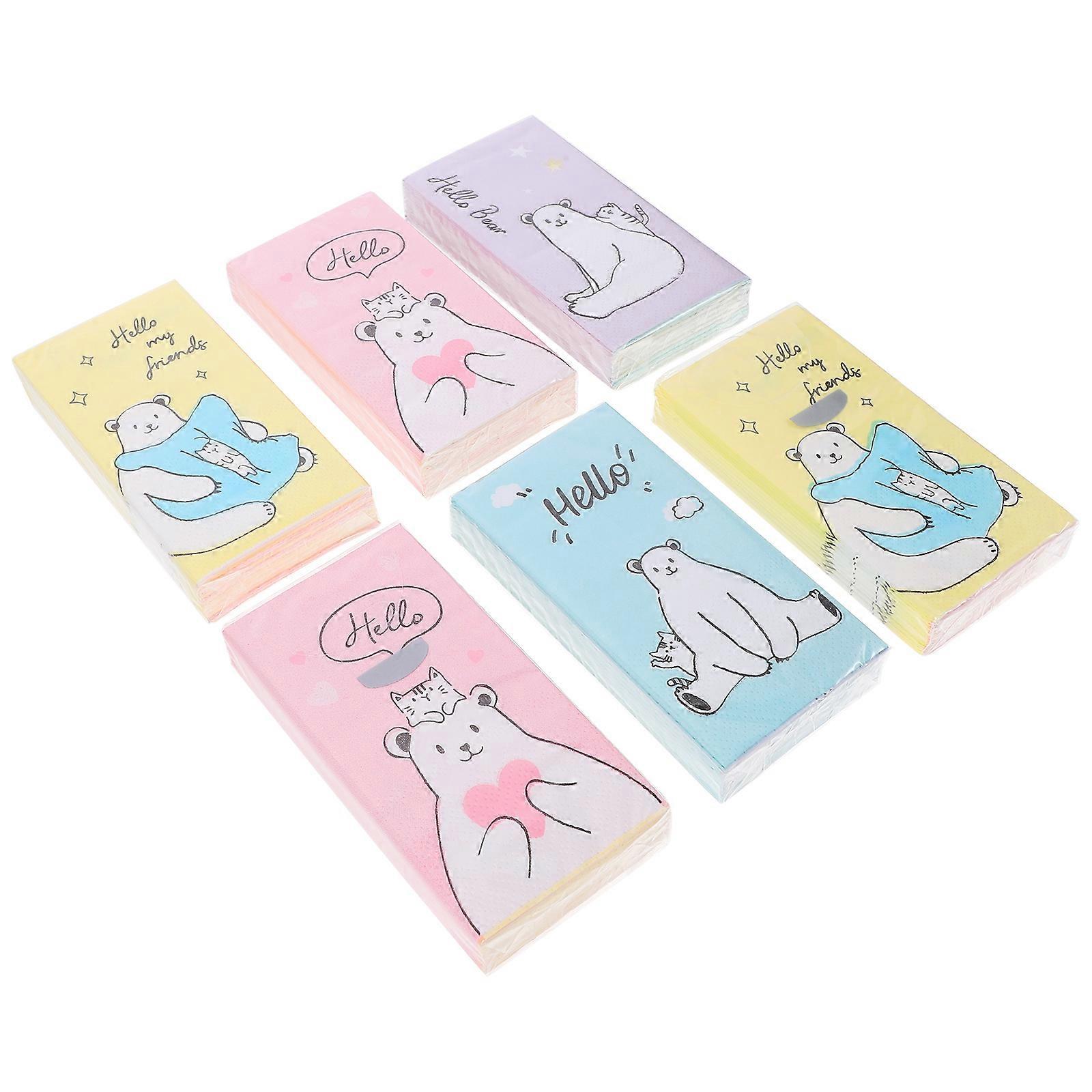 Napkins Disposable Decorative Wood Pulp 21.00X21.00X0.10CM Scented Dinner Napkins 12Packs
