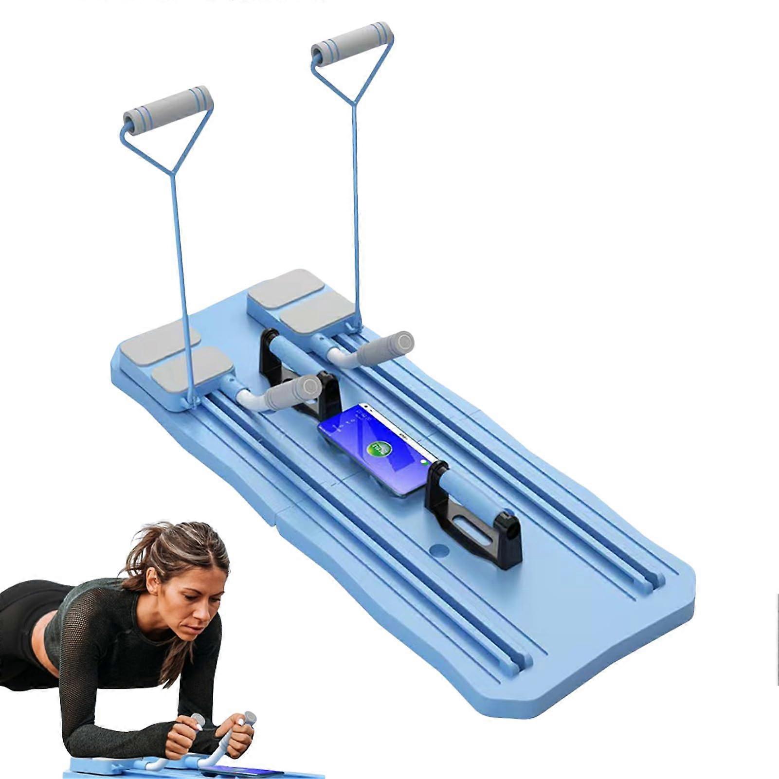 Pilates Board Compact Foldable Reformer Abdominal Board Training Device Multifunctional Exercise Board For Home Workout
