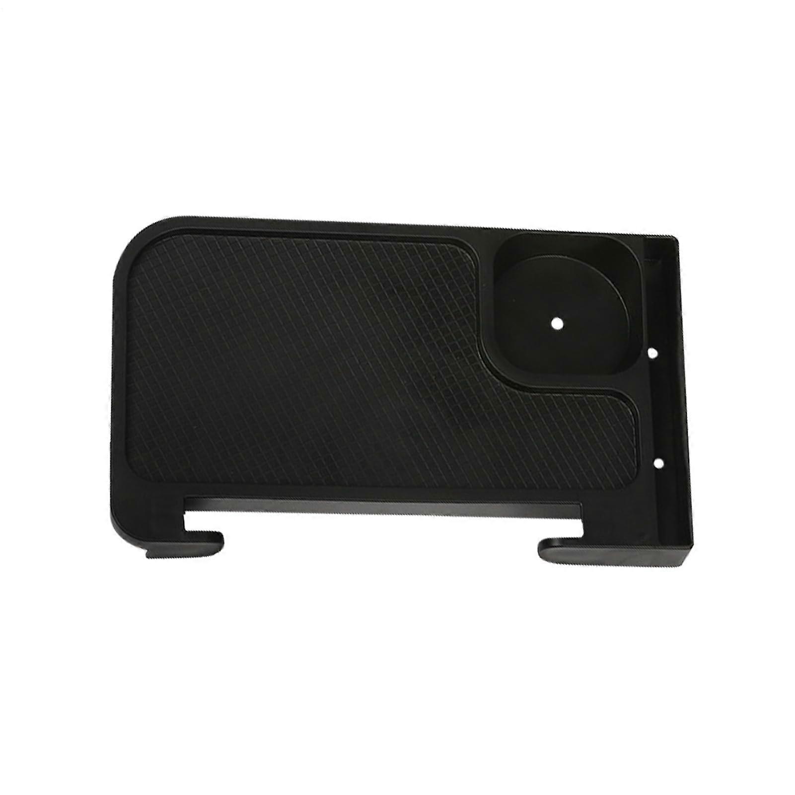 Sofa Arm Tablett - Armlehnen Organizer für Couch mit Flaschenschlitz, Stauraum, Tragbarem Design in Schwarz