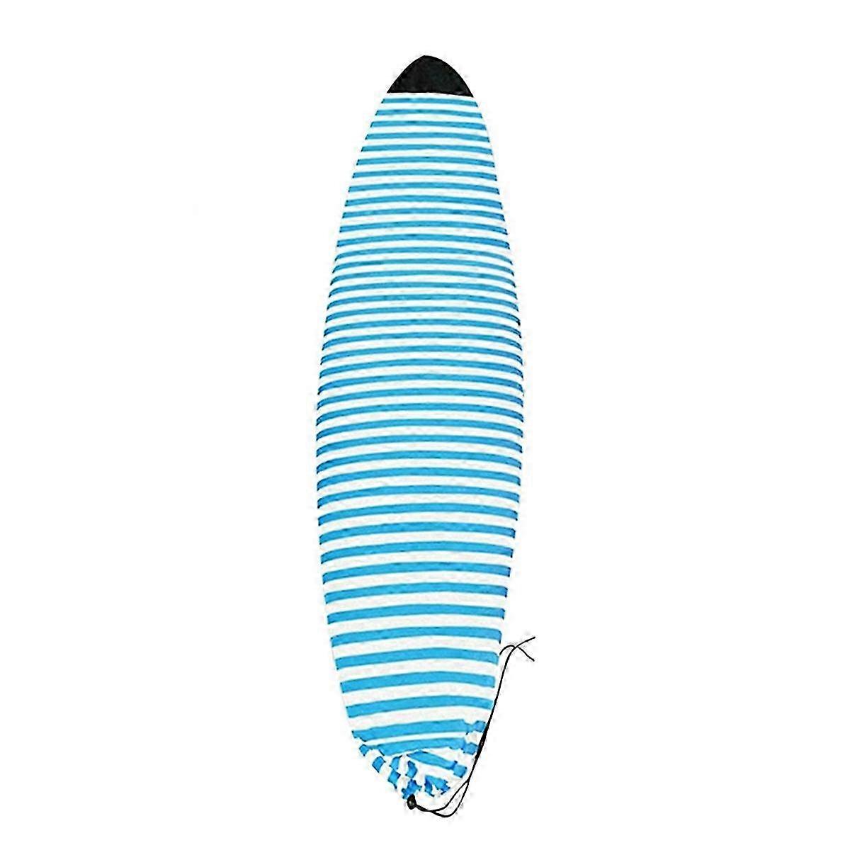 Light-Weight Soft Elastic Drawstring Carry Protective Storage Bag Case for Surfboard or Snowboard Blue: 200x50cm