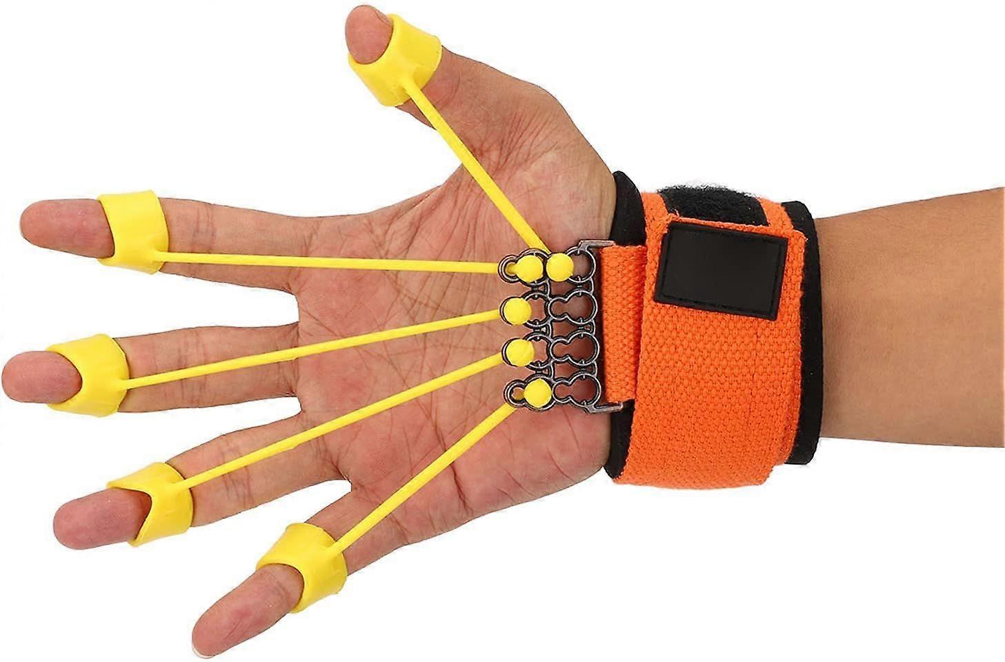 Întăritor de prindere a mâinii, Extensor pentru degete, Exercițiu pentru antebraț Întăritor de mână Curele de extensie a degetelor pentru antrenament muscular, Ameliorarea stresului, Alpinism