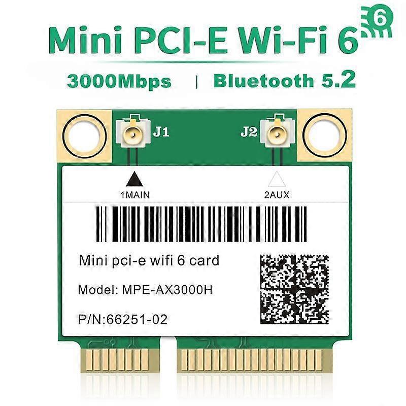 Wifi 6/5/4 Bluetooth Mini PCI-E Wireless Card Network Adapter For Laptop PC Win 10 11