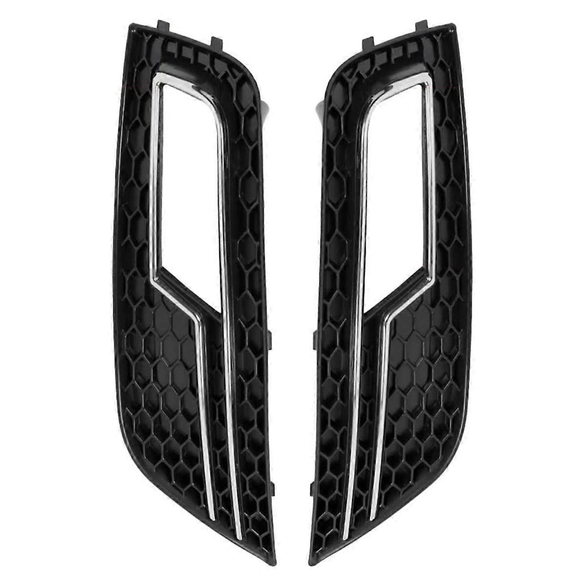 Honeycomb Mesh Front Bumper Fog Light Grille Cover for A4 B8.5 B9 2013-2016 Fog Lamp Grill 8K0807681K 8K0807682K