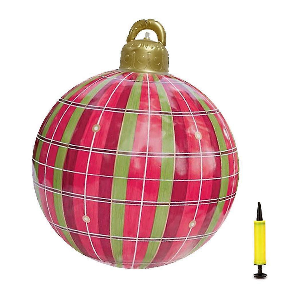 23.6 אינץ 'מקורה חיצוני מלאכת יד קישוט PVC מתנפחים משפחתיים חג המולד מסיבת כדור