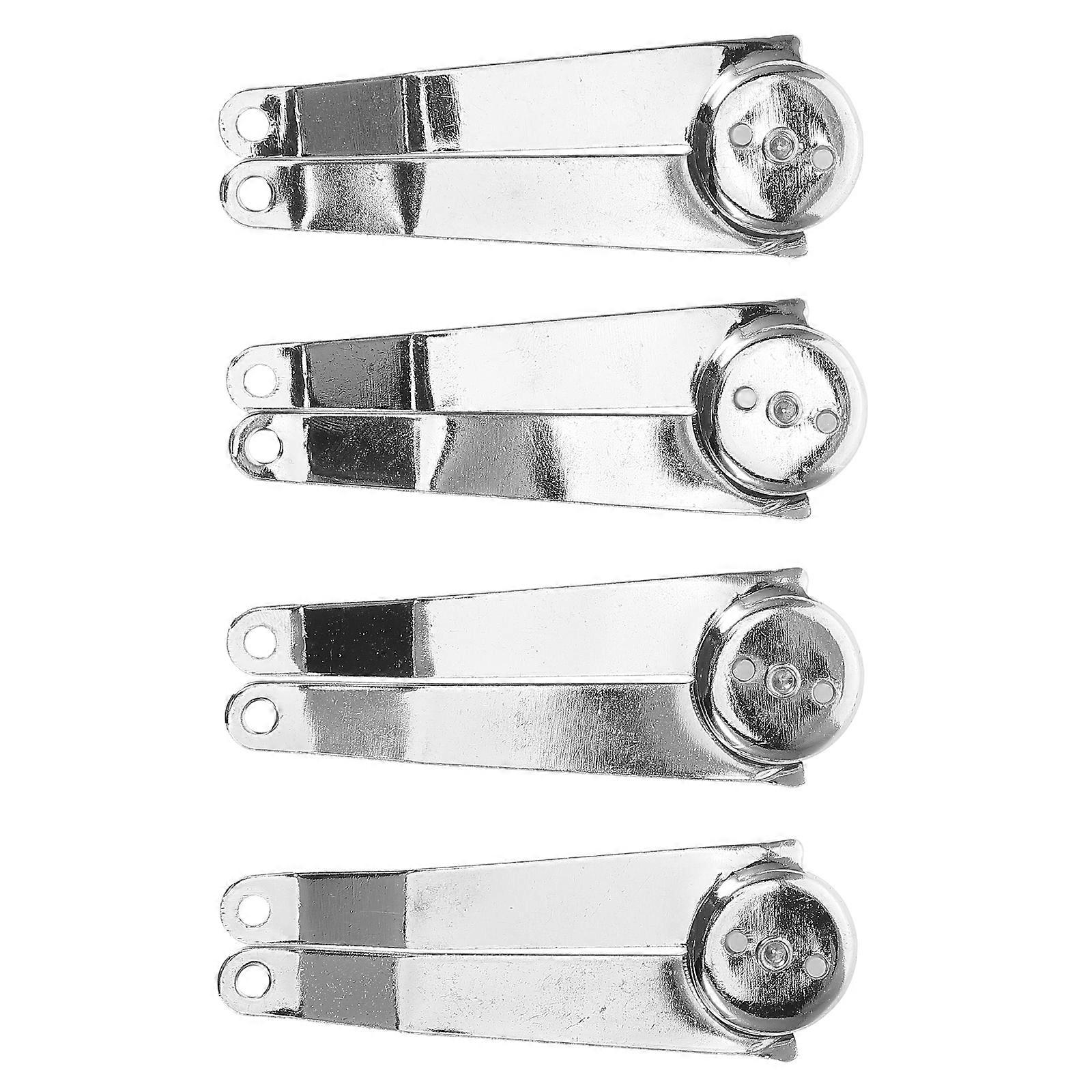 4pcs Heavy Duty Sturdy Lid Support Hinges for Jewelry Boxes, Chests & Cabinets – Durable Hinges with Gentle Slow Lowering Mechanism for Safe and