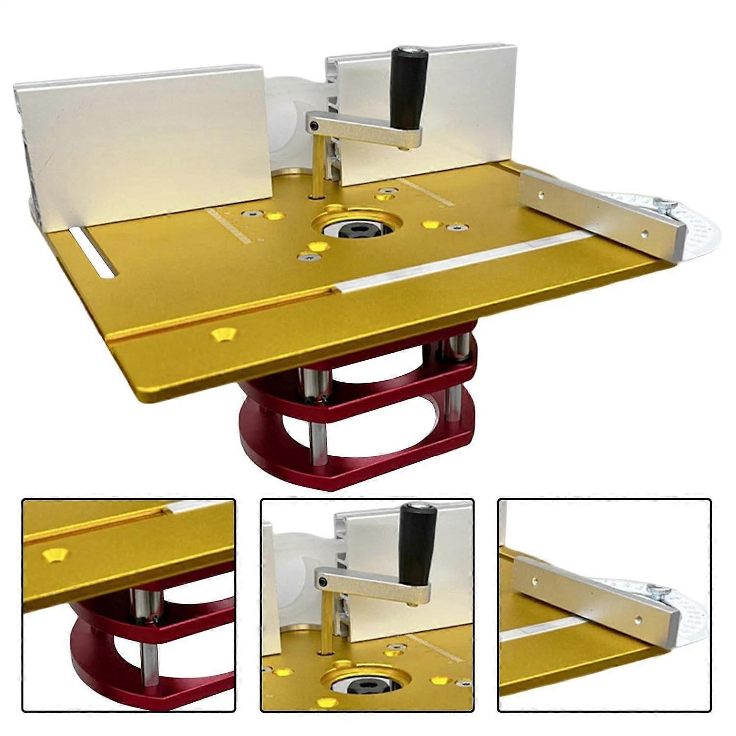 Router Table Lift System Kit For Wood Router Tables Anti Rust Base ...