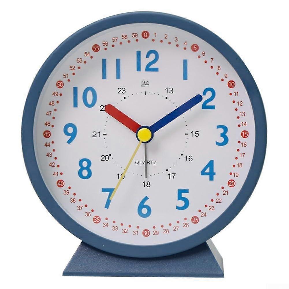 Learning Clock for Children Blue, Kid-Friendly Design, Educational Time-Management Clock for Kids