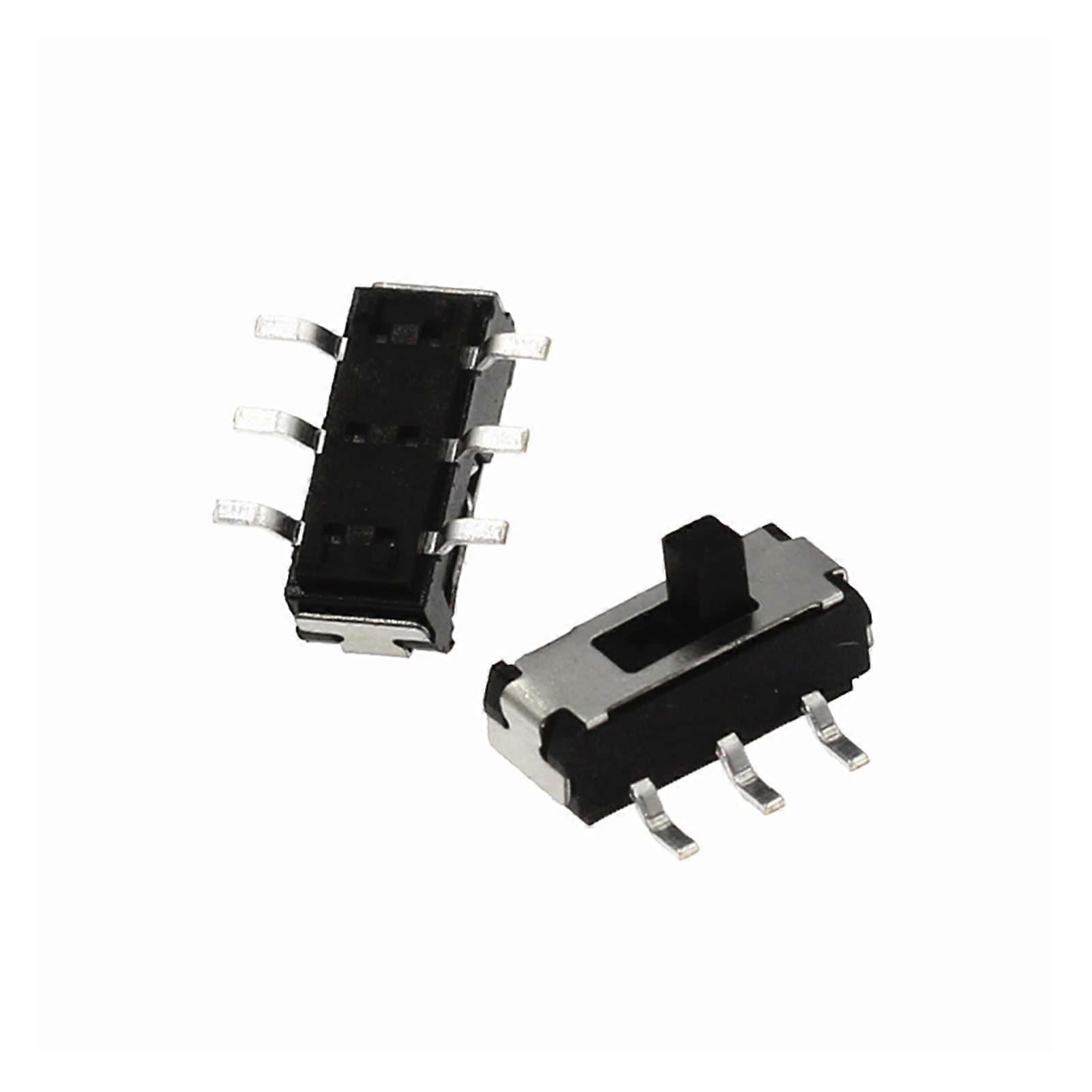 20pcs MSS22D18 SMT Toggle Switch SMD 6 Pin Handle  2mm 2P2T The Micro Slide Switch Slide Switch