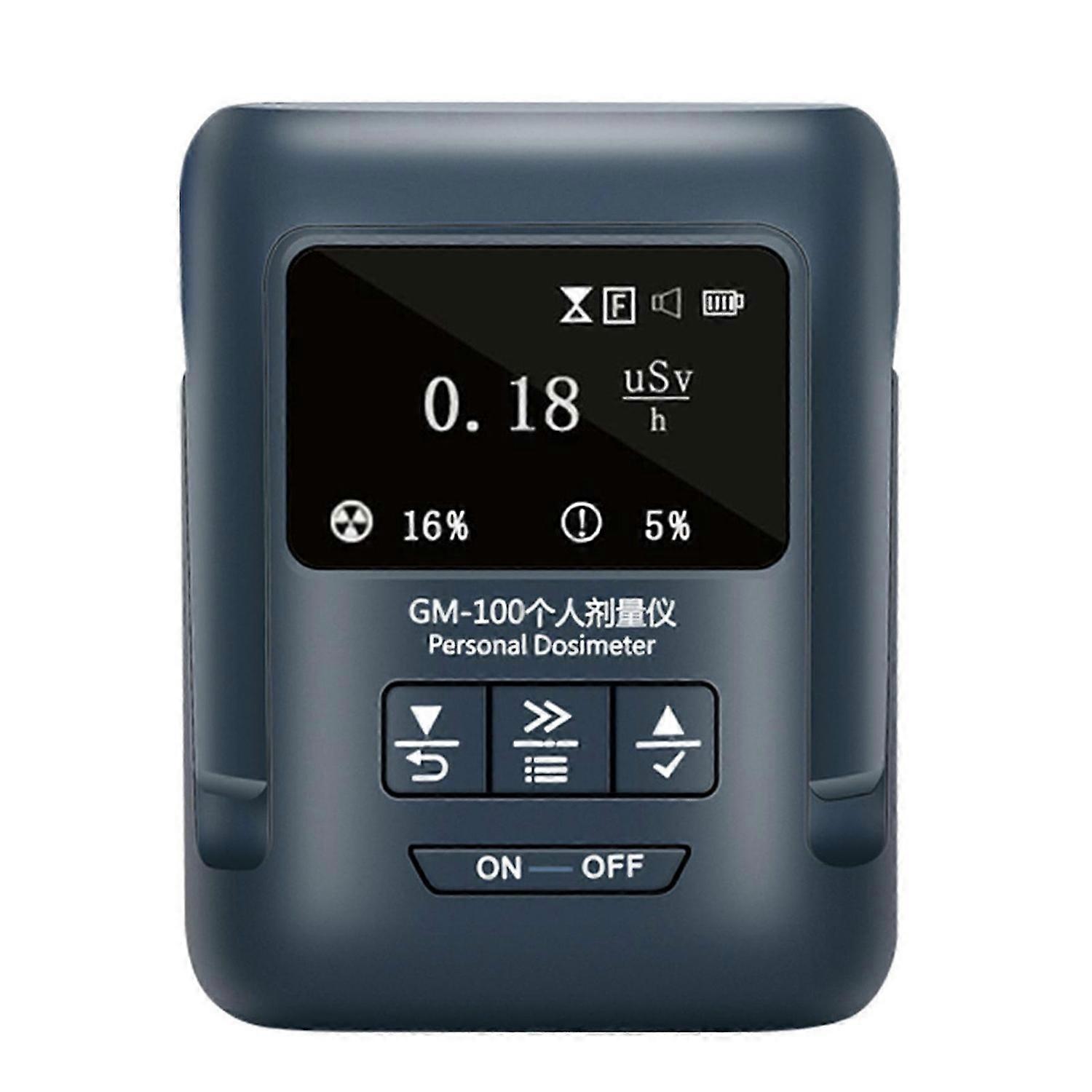 Metal Geiger Counter Nuclear Radiation Detector Dosimeter Meter FT