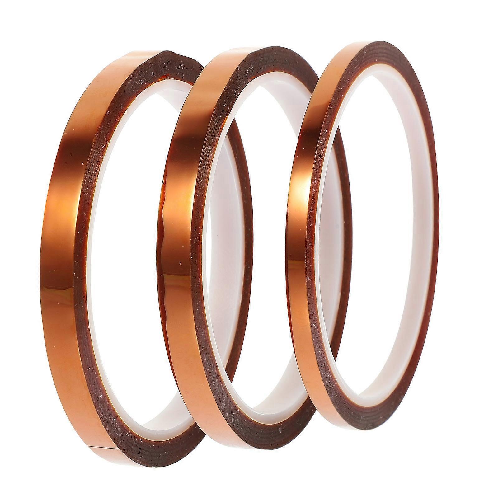 Thermal Insulation Tape Insulated Heat-Resistant Tape Motor Cable Cladding Strong Adhesive 3 Rolls