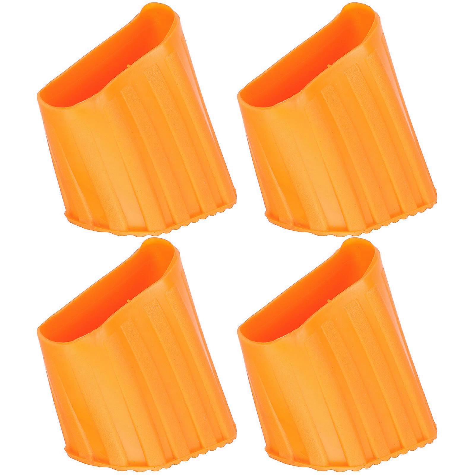Anti-Slip Ladder Accessories Plastic Ladder Feet Replacement Part Construction Work 5.00X4.50X2.50CM Corrosion-Resistant 4Set