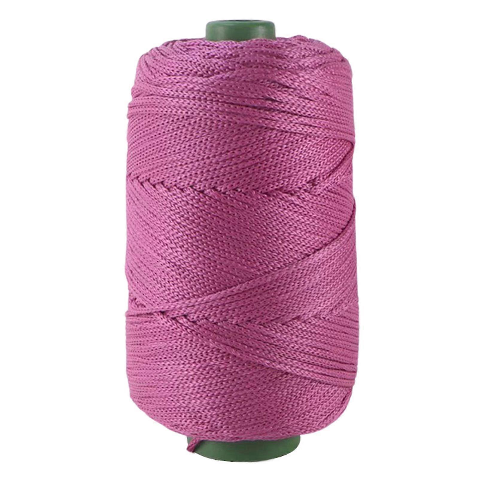 Ice Thread Hand-woven Lightweight DIY Soft Knitting Needles - Pink