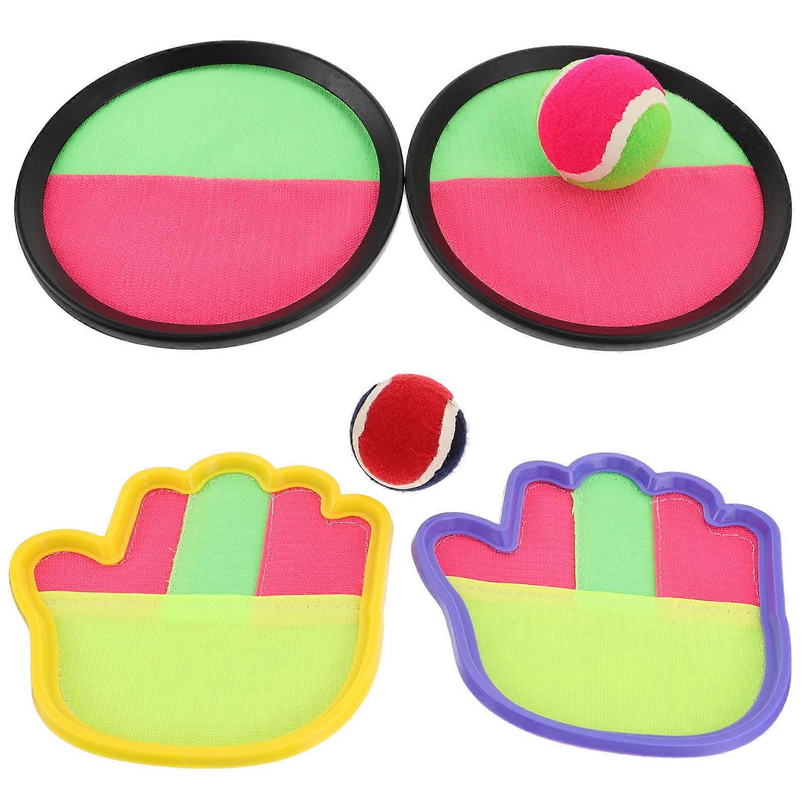 2 Sets Plastic Throwing Balls for Outdoor Toss & Catch Games – Backyard Fun, Hand Eye Coordination Exercise for Kids