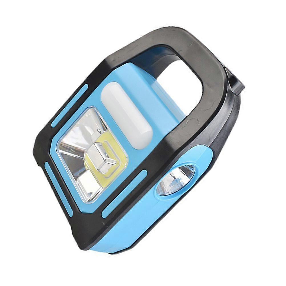 Solar Powered Emergency Work Light, Portable Rainproof Camping Lantern with USB Charging for Outdoor Use, Power Outages and Hiking