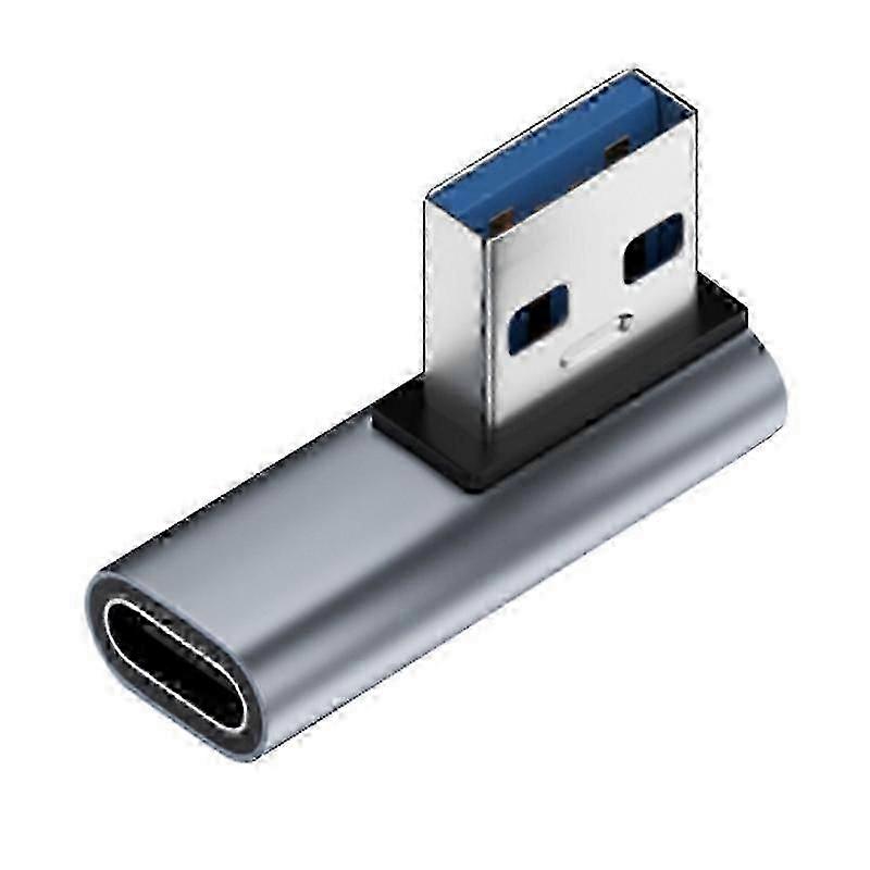 90 Degree Right Angle USB 3.0 Male to Type C Female Extension Adapter - USB C Connector for Enhanced Connectivity