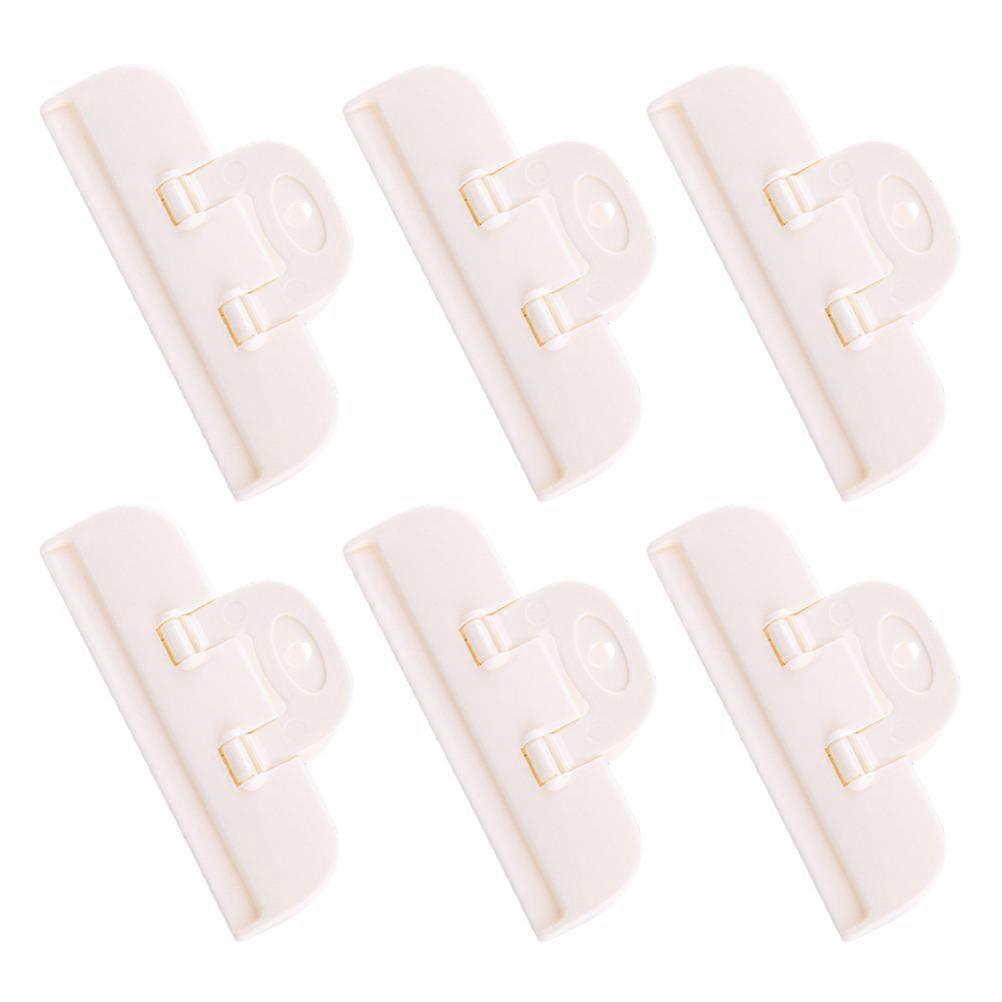Tight Sealing Bag Clips Rectangular Shape for Home Kitchen Office 6Pcs Simple Design