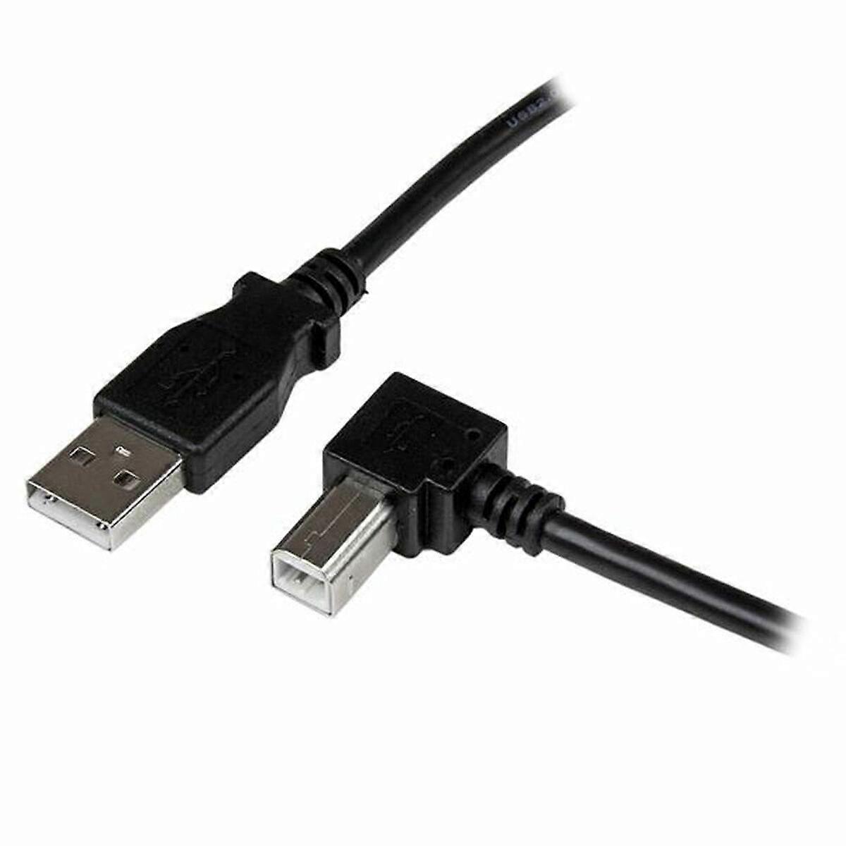 USB A til USB B kabel Startech USBAB2MR Sort
