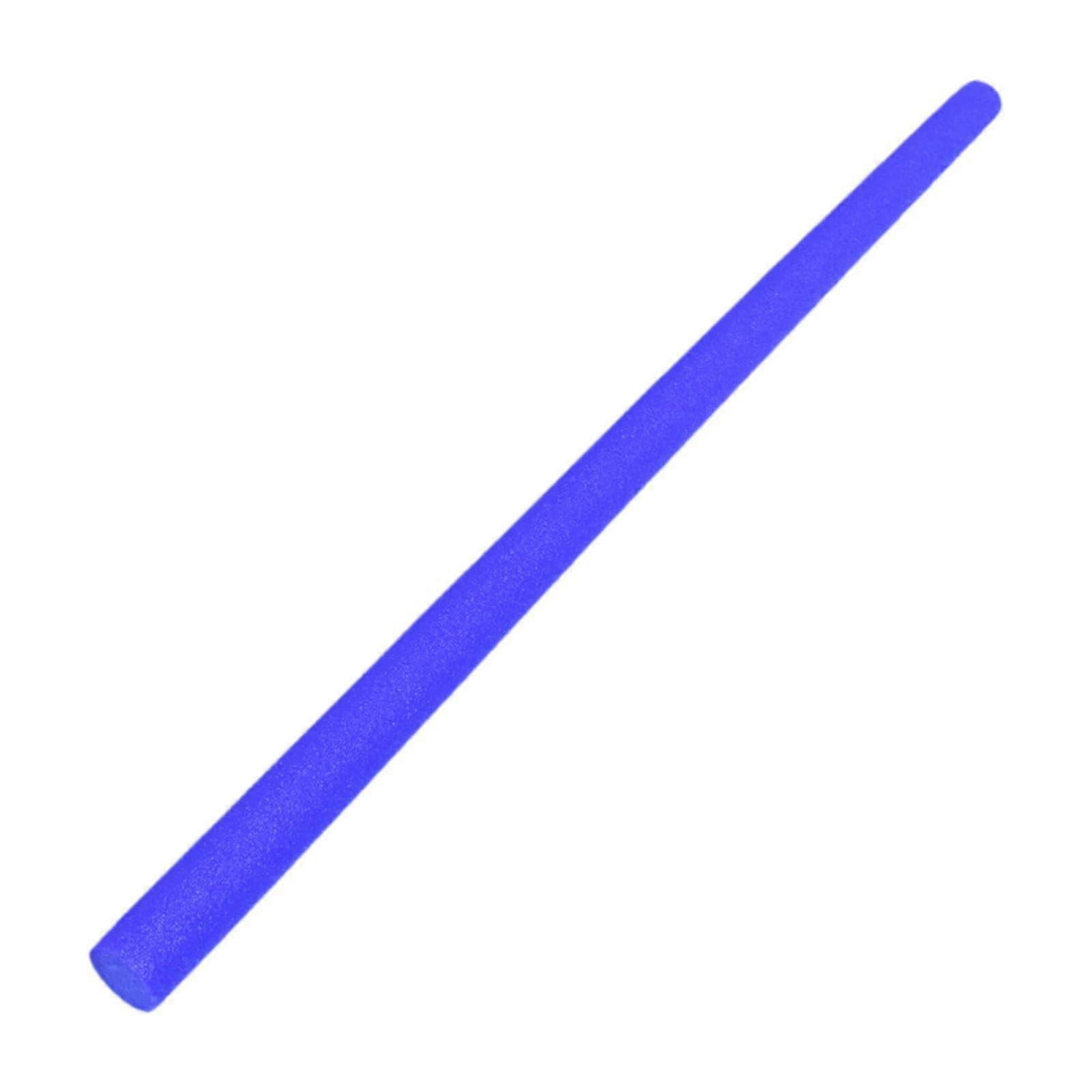 Swimming noodle made of solid foam, 149.9 cm long, for craft projects, gift for adults and children, blue