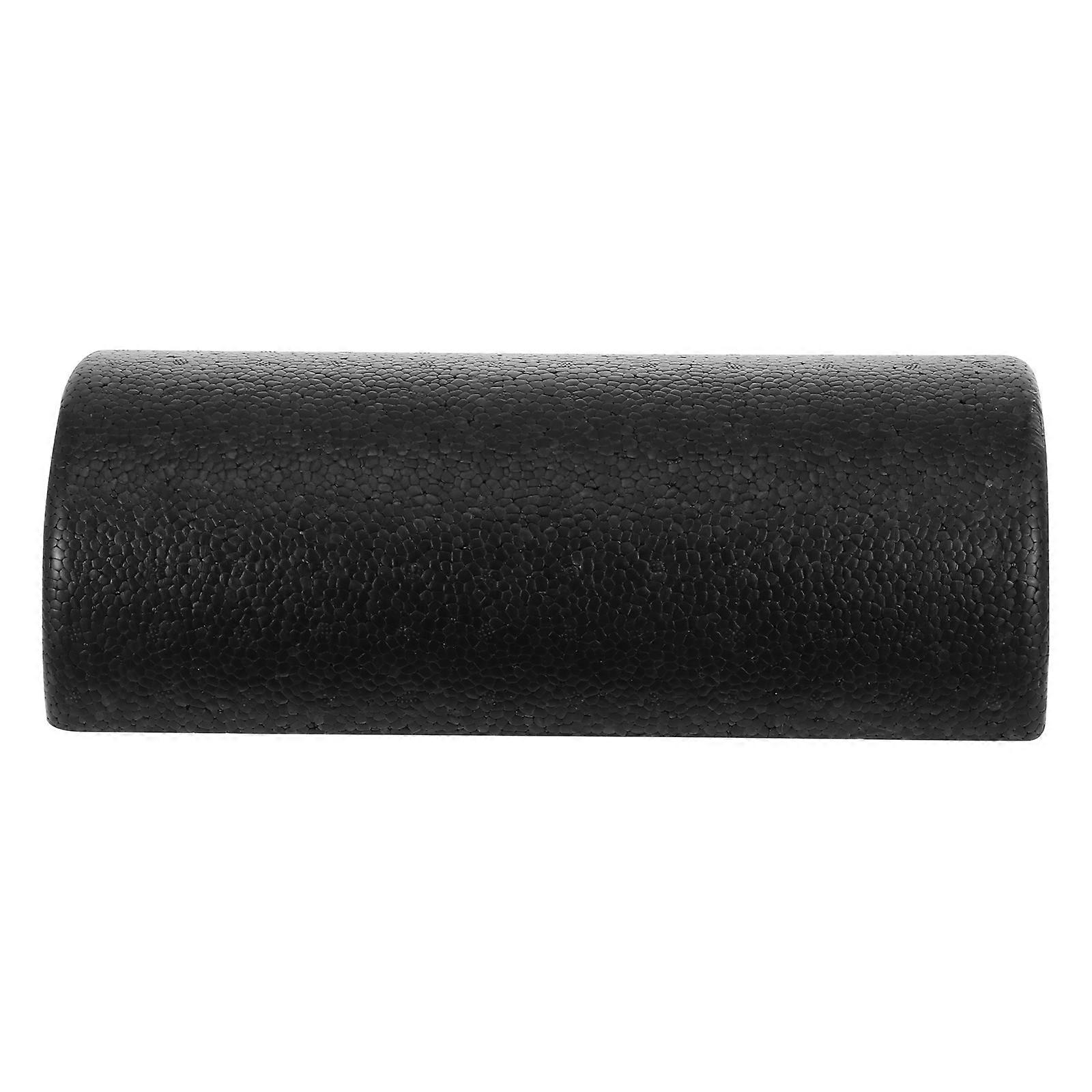 Yoga Roller for Home Black Material with Trigger Support Leg Tool for Muscle Recovery and