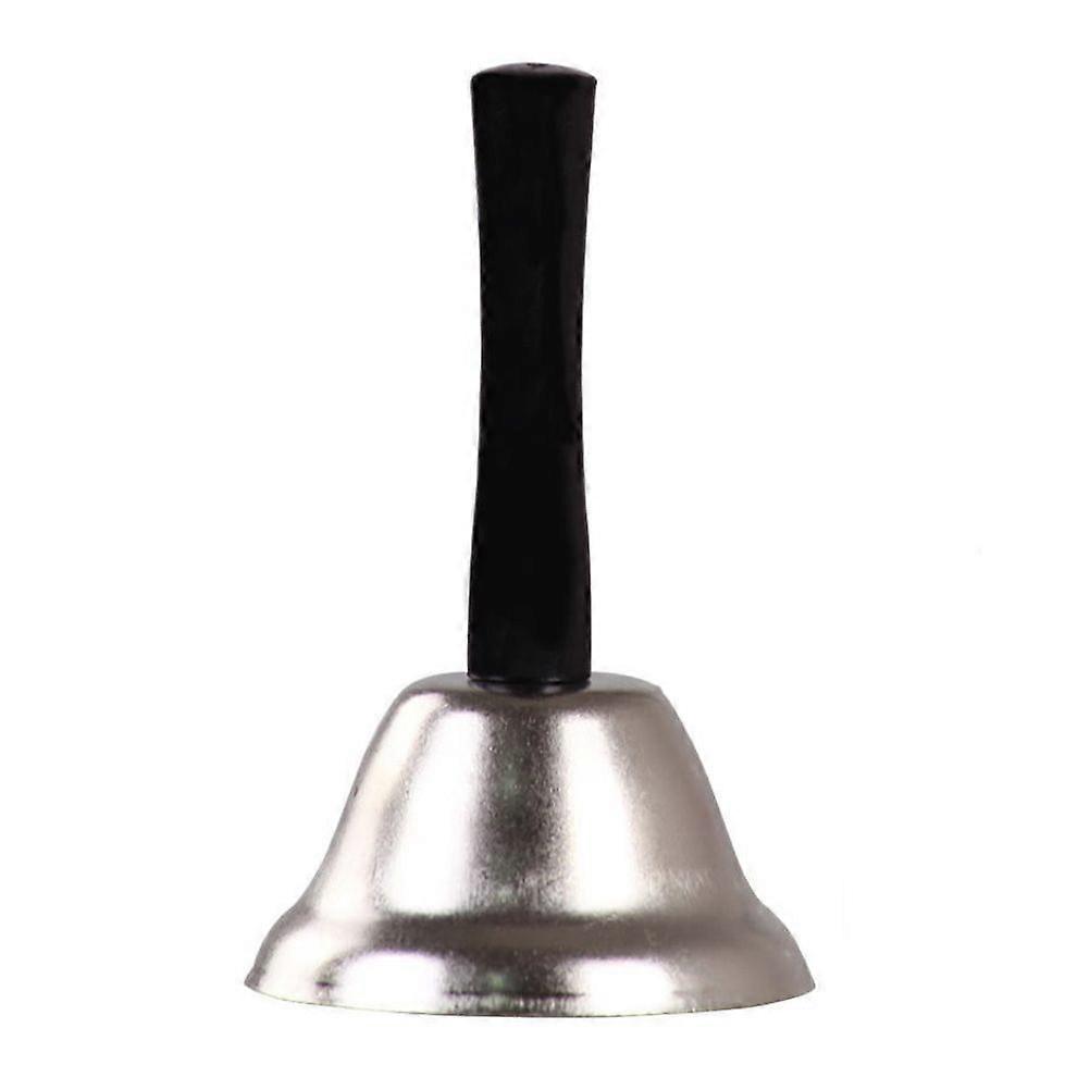 Extra Loud Hand Call Bell Wooden Handle Metal Handheld Bell Ringing Bell