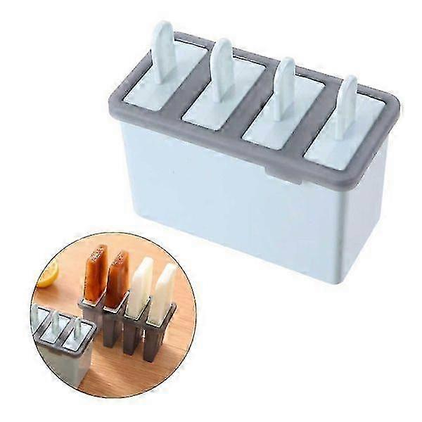 4-pack Ice Cream Mold - Create Your Own Popsicle Sticks at Home - Useful Ice Cream Beige