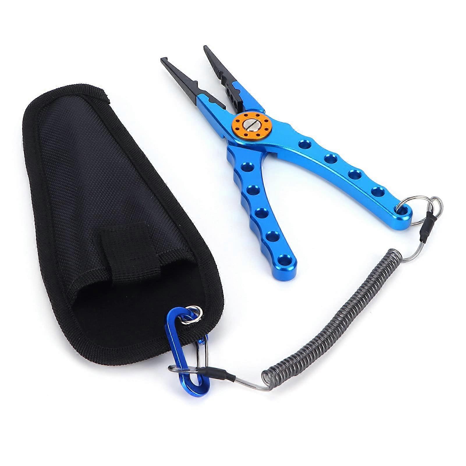 Lure Zange, Safe Functional Hook Remover Aluminum Alloy for Fishing for Anglers (BLUE)