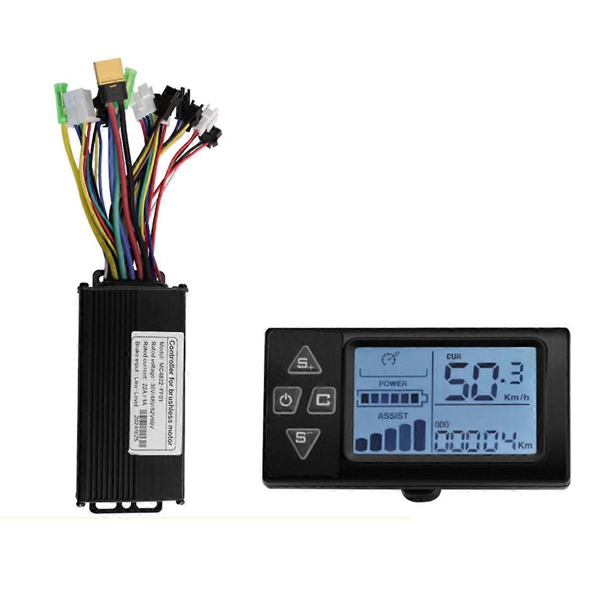 36V 48V 22A 500W 750W Brushless Motor Drive Controller S861 Color LCD Kit for Electric Mountain Bik