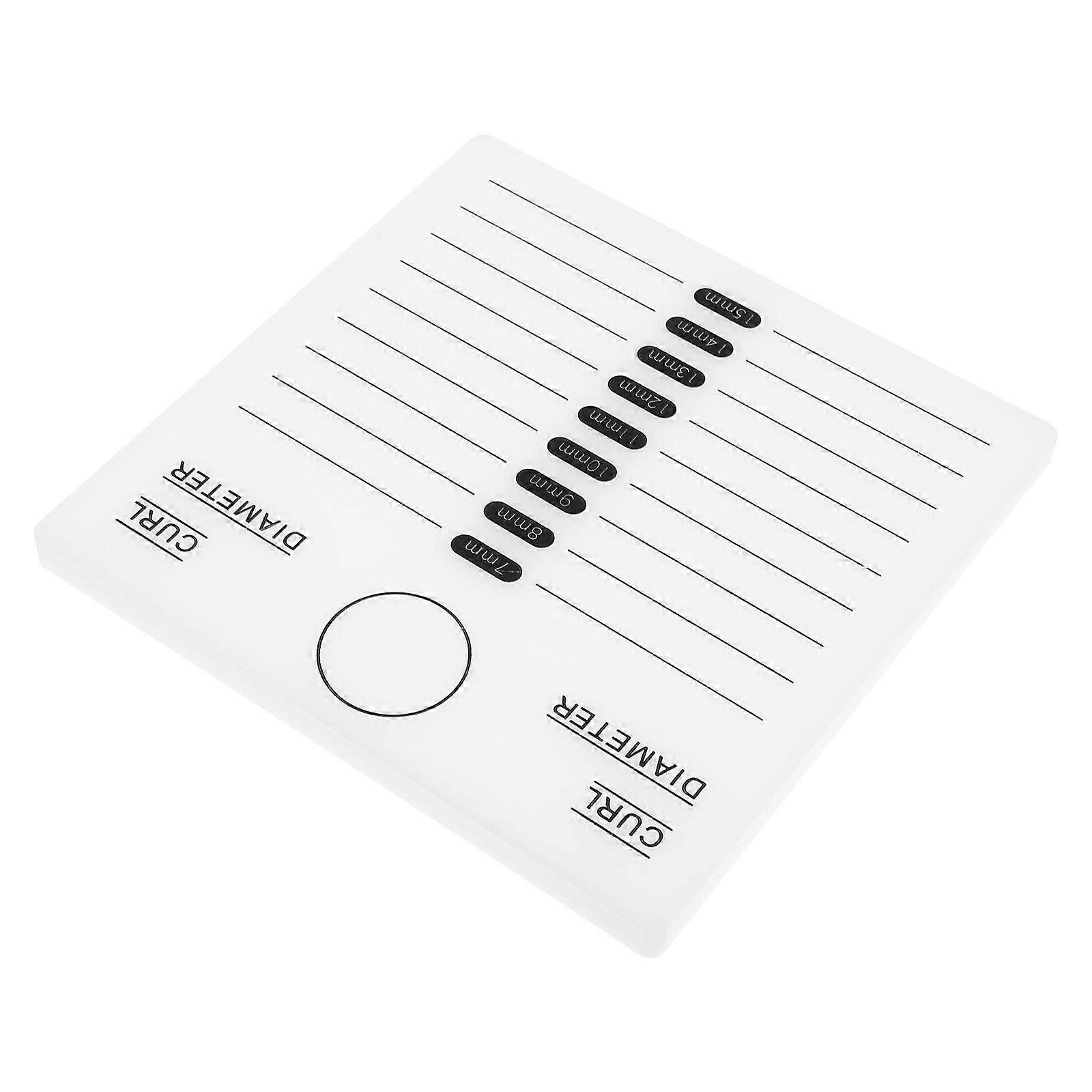 Lash Grafting Tool Eyelash Grafting Gasket Delicate Look For Personal Use Acrylic 13x13cm Slow Down Glue Curing 1Pack