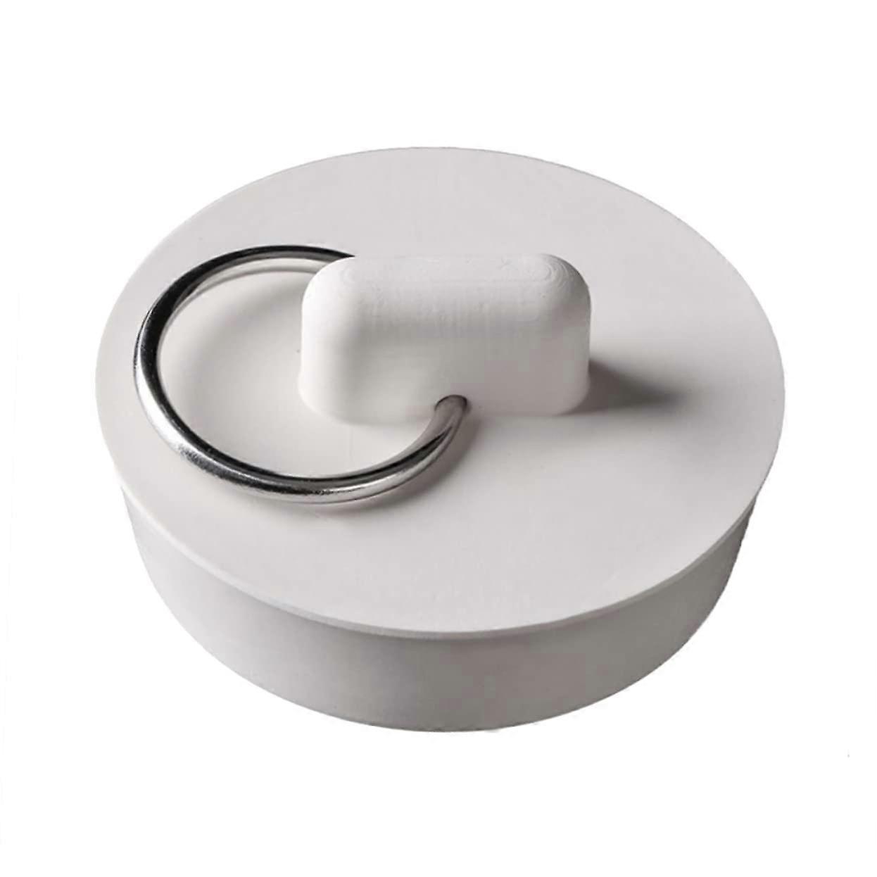 6 Pieces Drain Stoppers with Hanging Ring Universal for Sink Bathtub Standard Drains Durable Odorless Design