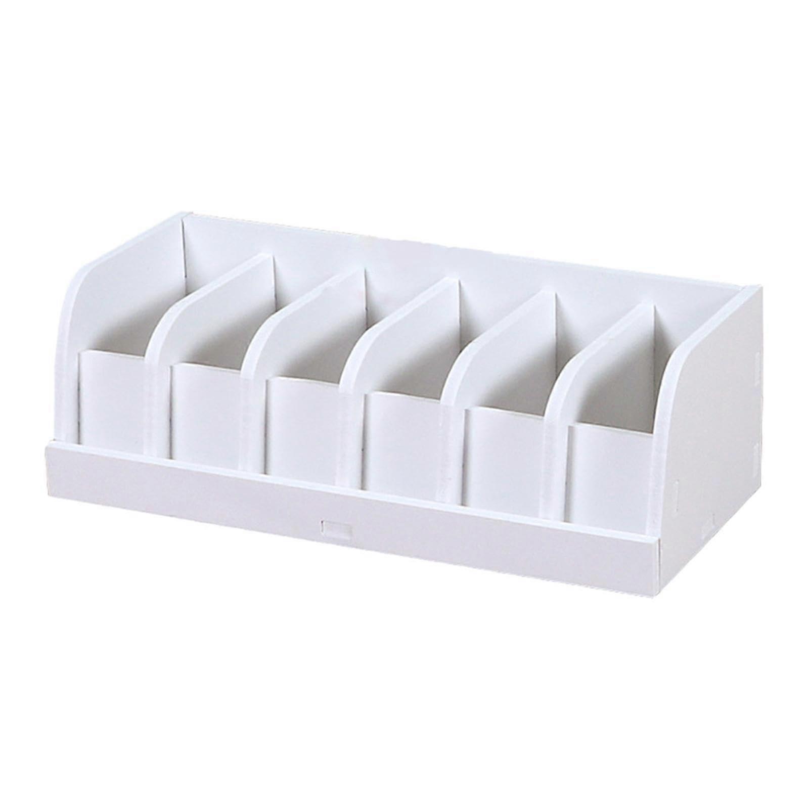 Belt Organizer with 6 Compartments, Storage Box for Closet, Wardrobe Belt Rack, Durable Fabric and Stylish Design