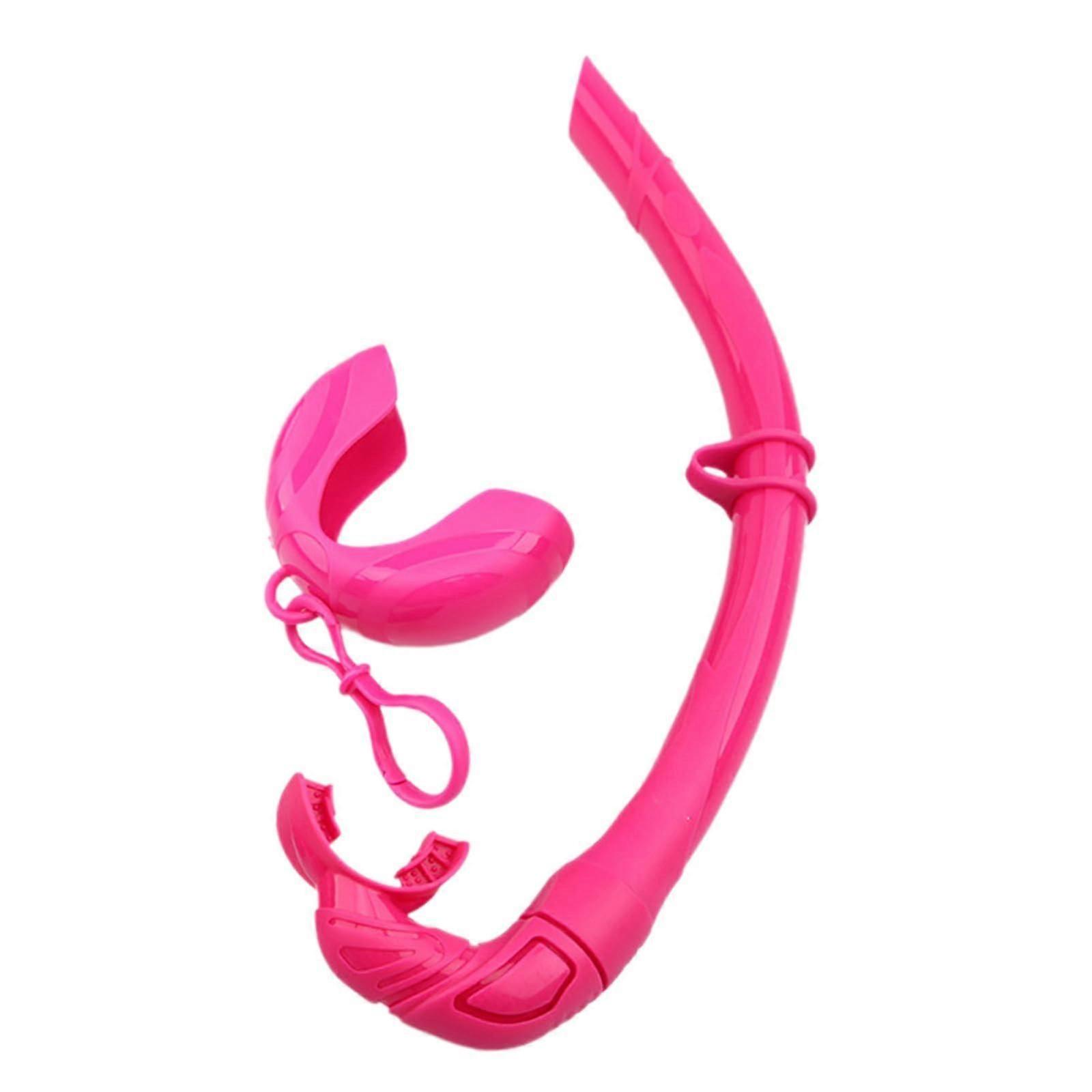 Flexible Rolls Up Snorkels Silicone folding snorkels With Compact Storage Case Freediving Snorkeling Easy To Use