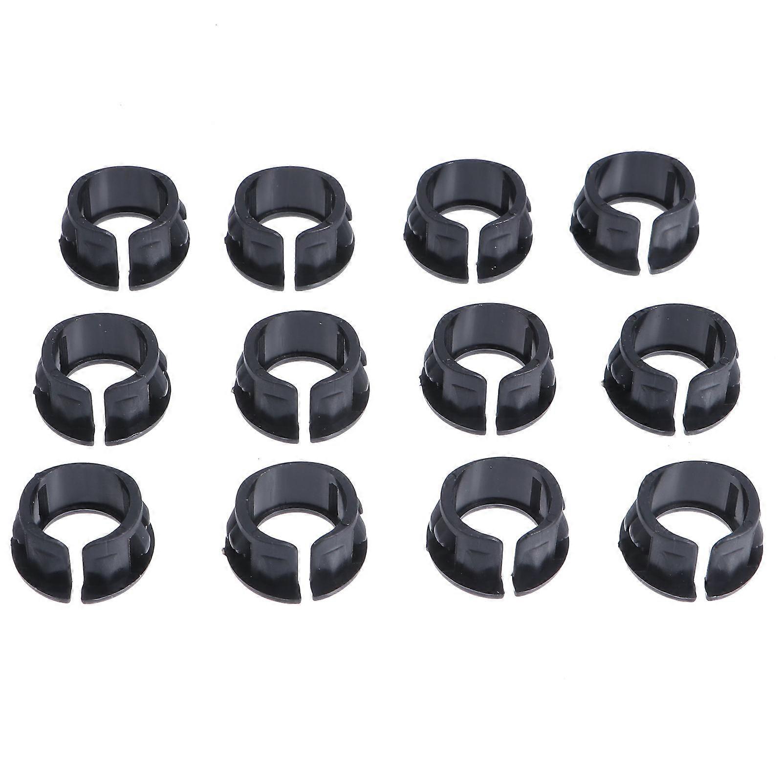 Wire Protector Grommet Black Insulation For Wires Installation In Panels 1.8X1.8CM 100Set