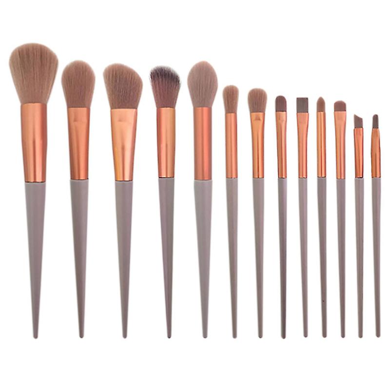13pc Makeup Brush Foundation Powder Eyebrow Eyeshadow Blending Double Head Brush