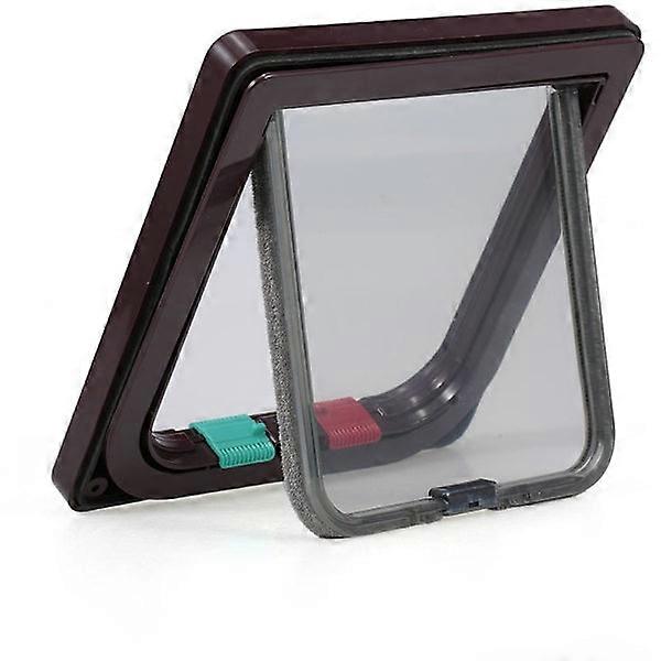 Black L-code (suitable for pets under 16 cats) pet door